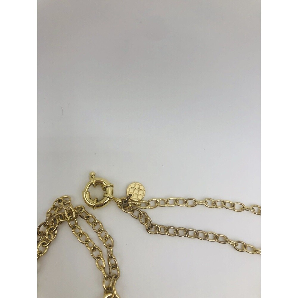 Talbots Signed Bib Cabachon Statement Necklace - image 8